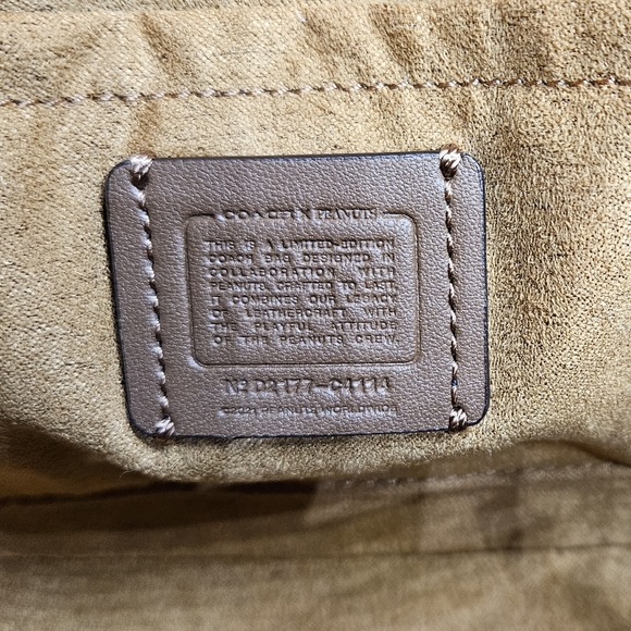 Coach x Peanuts Karlee Crossbody in Signature Canvas with Snoopy - Picture 13 of 16